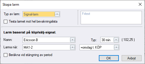 Verktygochinställningar-NyKurslarmSignal