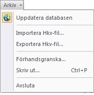 Uppdatera kursdata