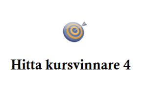 Release av Hitta kursvinnare 4